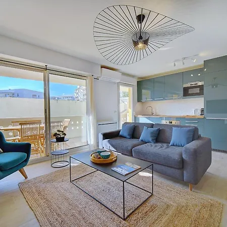Апартаменты Immogroom- Renovated- Large Terrace- Ac- Shops- Parking Канны